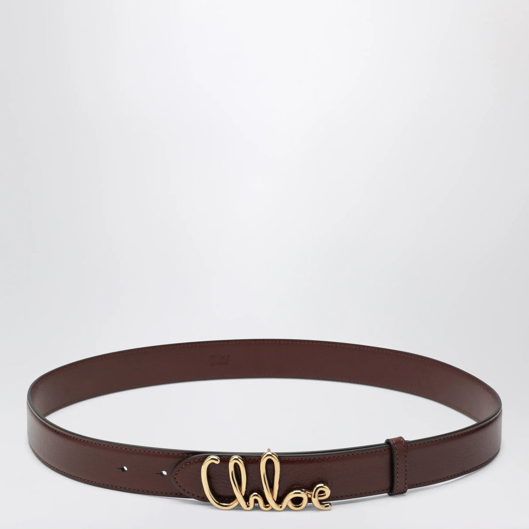 Chloé - Brown The Chloé Iconic Belt Brand Apparel & Accessories > Clothing Accessories > Belts