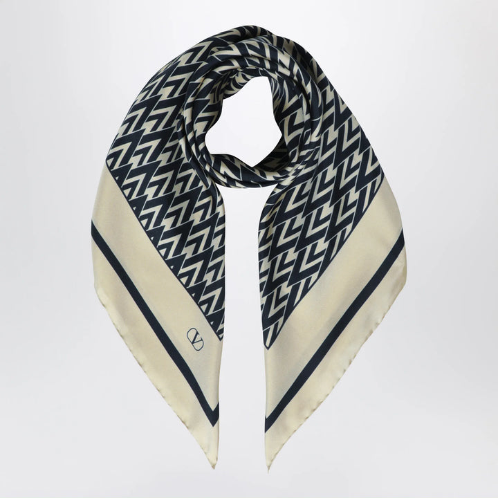 Valentino - Toute La V silk scarf Brand Apparel &amp; Accessories > Clothing Accessories > Scarves &amp; Shawls TU