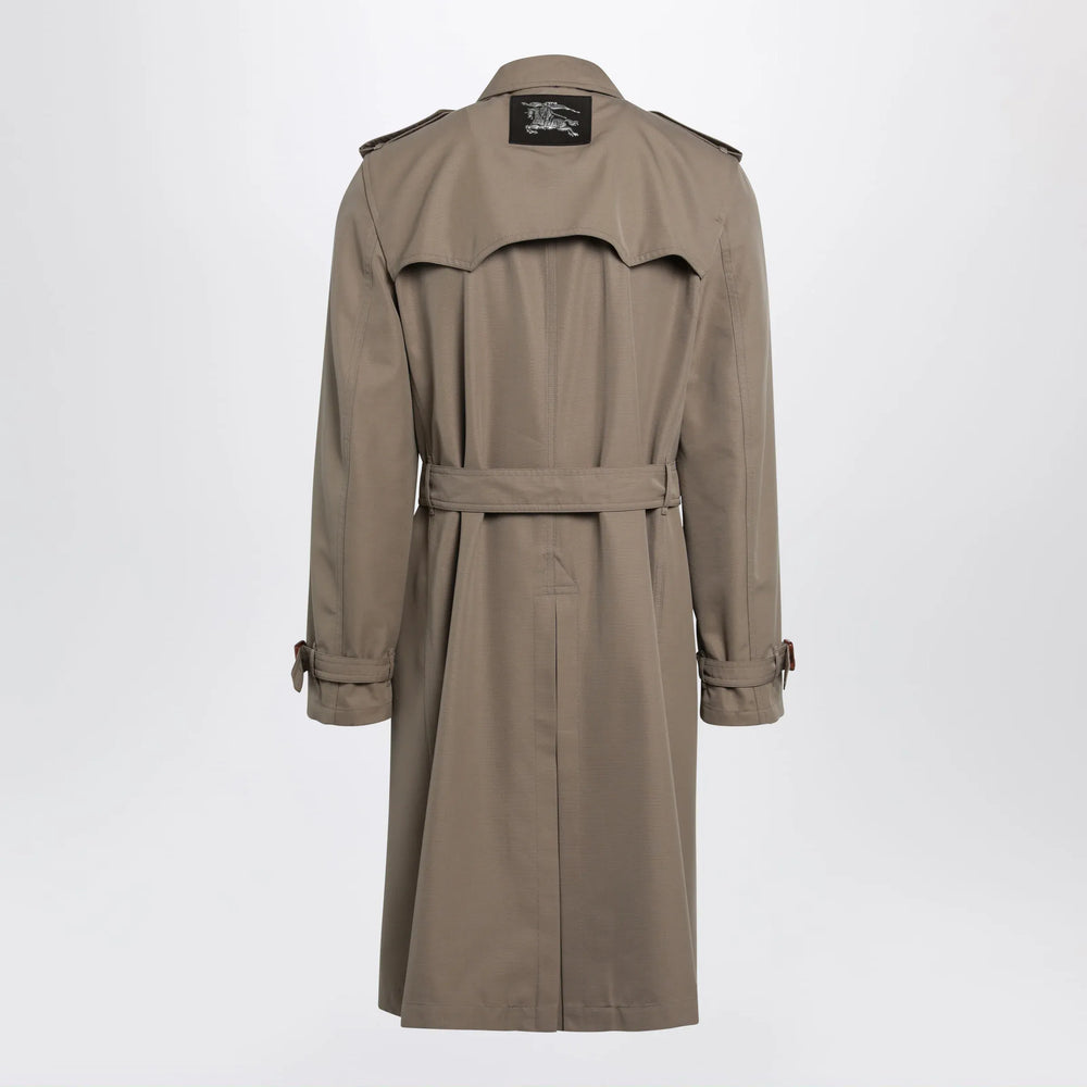 Burberry - Short Foxfield trench coat in cotton and silk Brand Apparel & Accessories > Clothing > Outerwear > Coats & Jackets