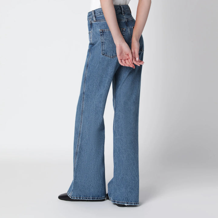 ANINE BING - Wyatt flared jeans in Freshwater Blue wash Brand Apparel &amp; Accessories > Clothing > Pants