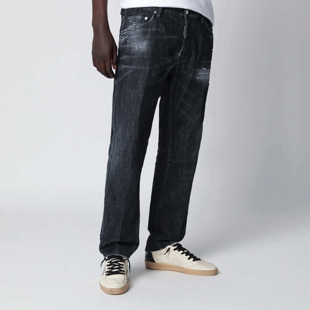 Dsquared2 - Black washed-effect distressed jeans Brand Apparel &amp; Accessories > Clothing > Pants