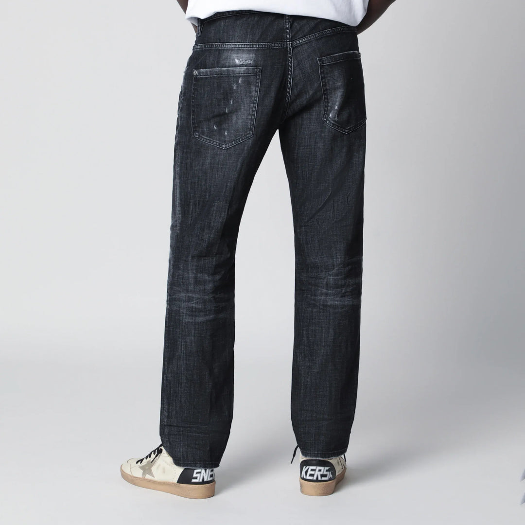 Dsquared2 - Black washed-effect distressed jeans Brand Apparel &amp; Accessories > Clothing > Pants