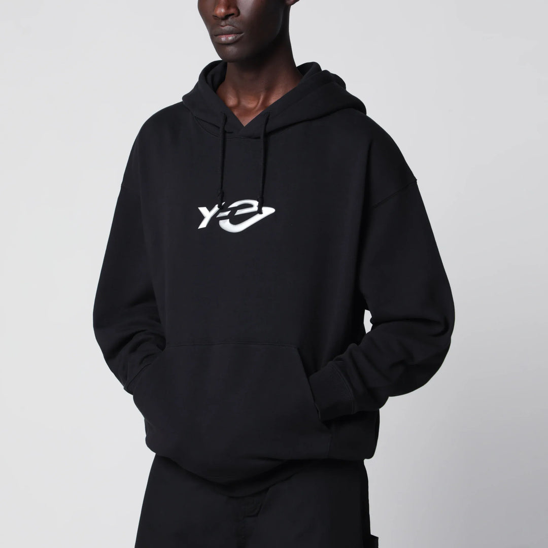 adidas Y-3 - Y-3 French Terry hoodie in black with Liquid logo Brand Apparel &amp; Accessories > Clothing > Shirts &amp; Tops