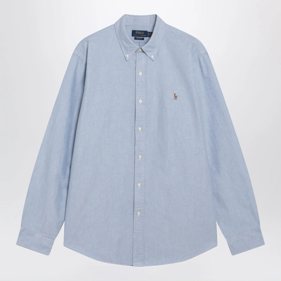 Polo Ralph Lauren - Light blue Oxford shirt Custom-fit Brand Apparel &amp; Accessories > Clothing > Shirts &amp; Tops S