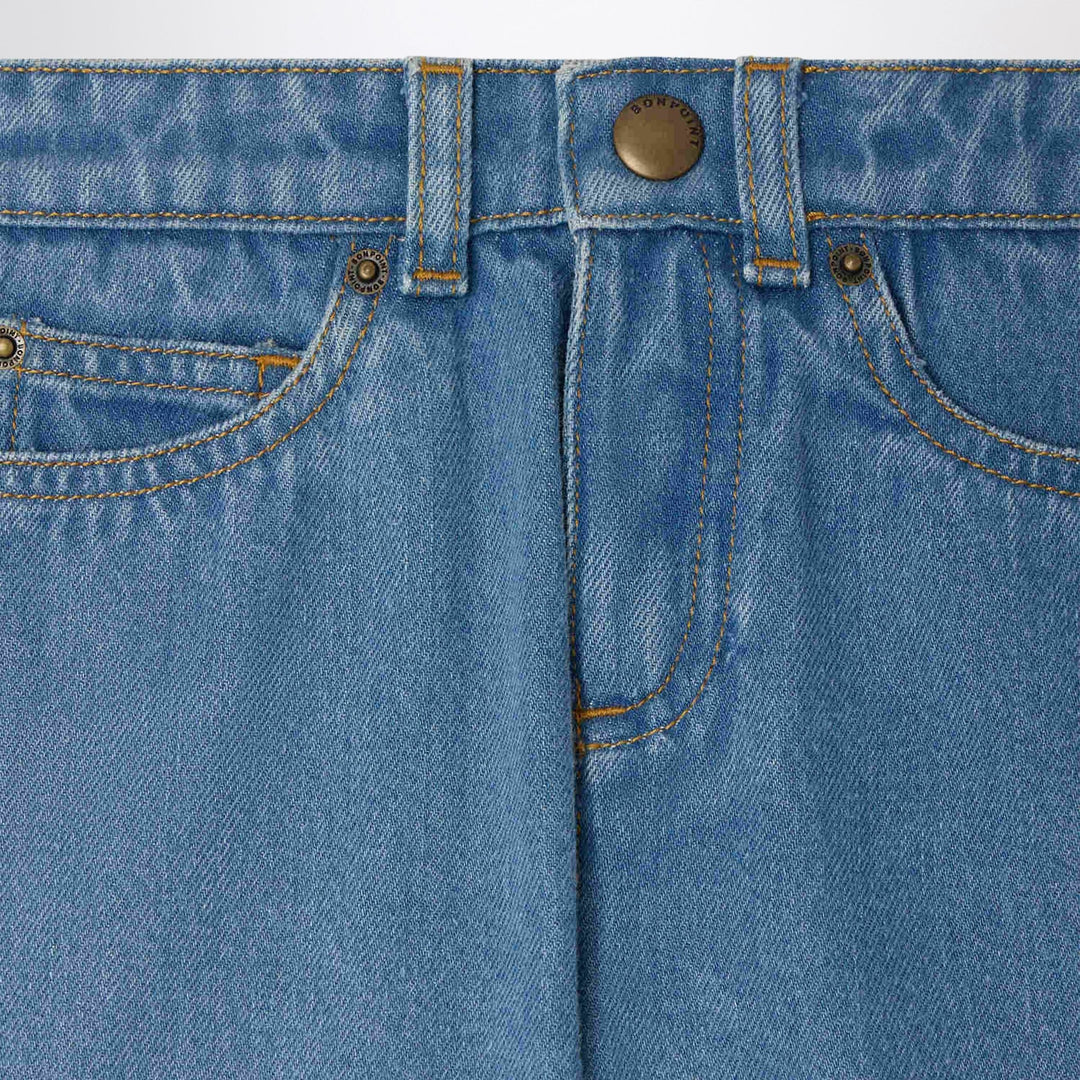 Bonpoint - Elvio blue denim bermuda shorts Brand Apparel &amp; Accessories > Clothing > Shorts