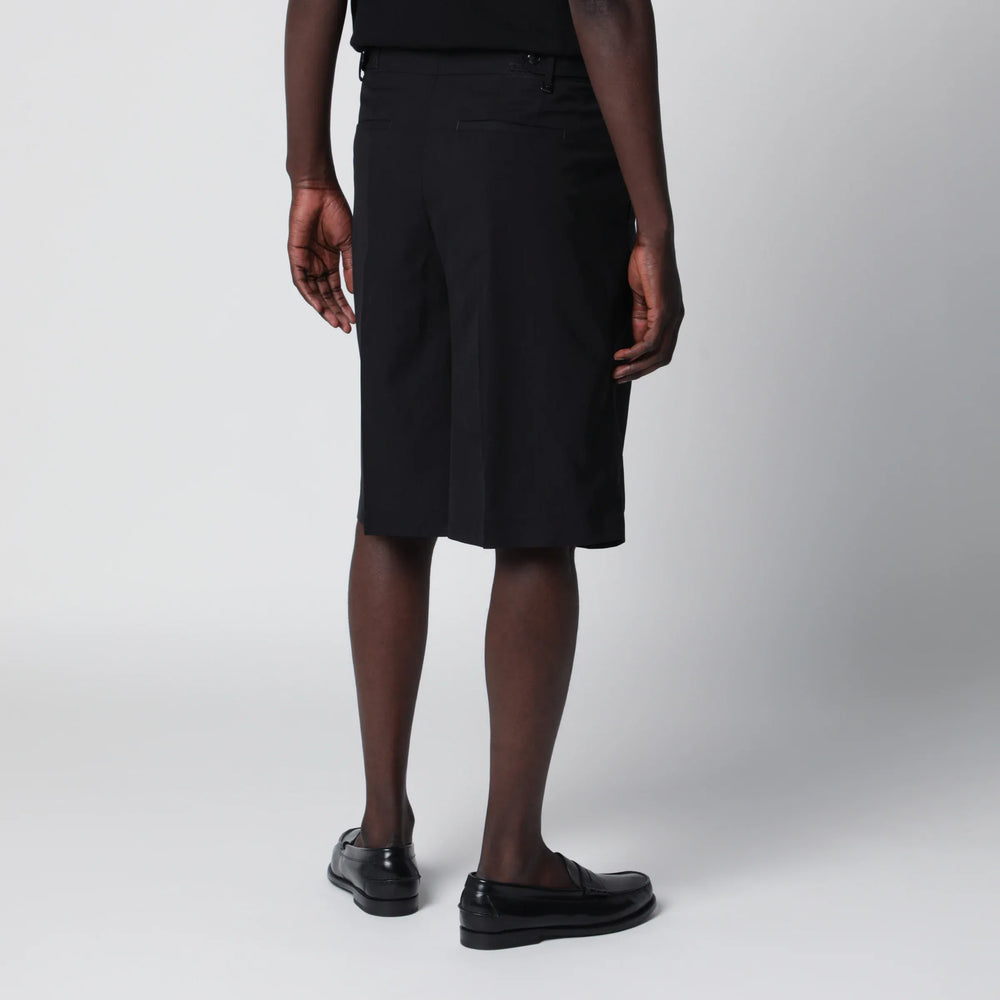 PT Torino - Black cotton Bermuda shorts Brand Apparel & Accessories > Clothing > Shorts