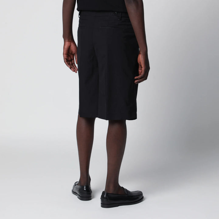 PT Torino - Black cotton Bermuda shorts Brand Apparel &amp; Accessories > Clothing > Shorts