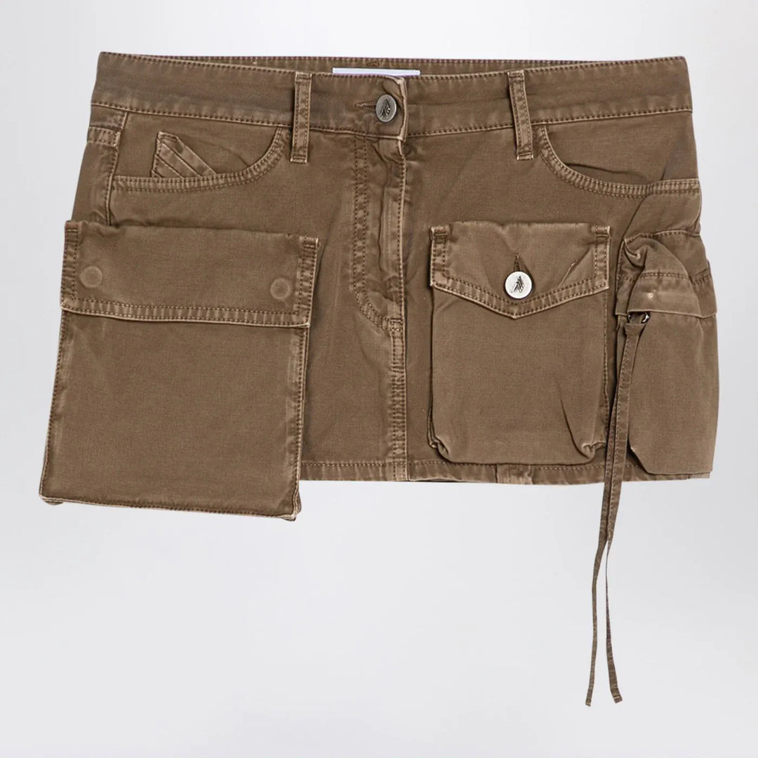 The Attico - Fay khaki cargo miniskirt Brand Apparel & Accessories > Clothing > Skirts 27