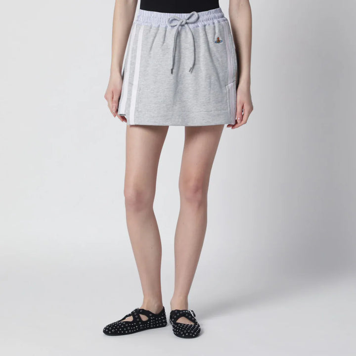 Vivienne Westwood - Grey mini skirt with Orb logo Brand Apparel &amp; Accessories > Clothing > Skirts S