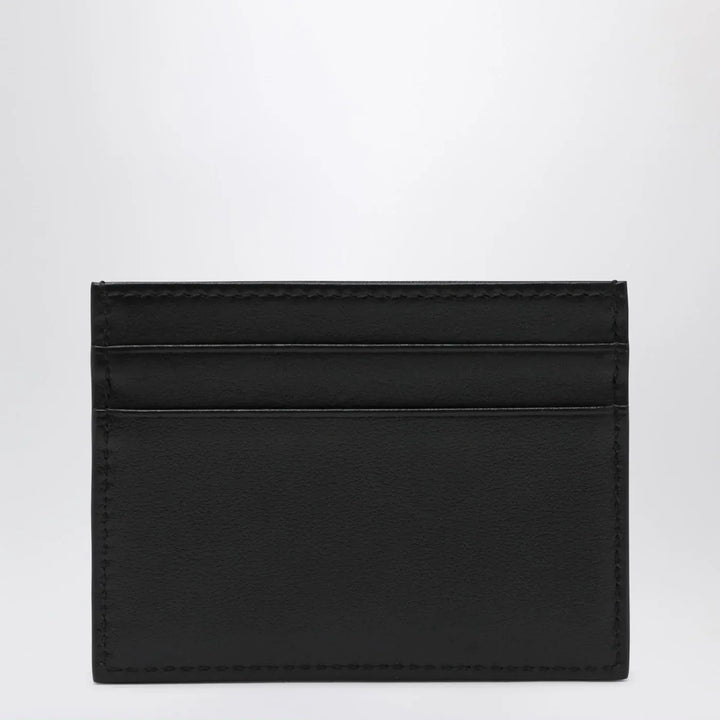Dolce&amp;Gabbana - Black leather card holder with logo tag Brand Apparel &amp; Accessories TU