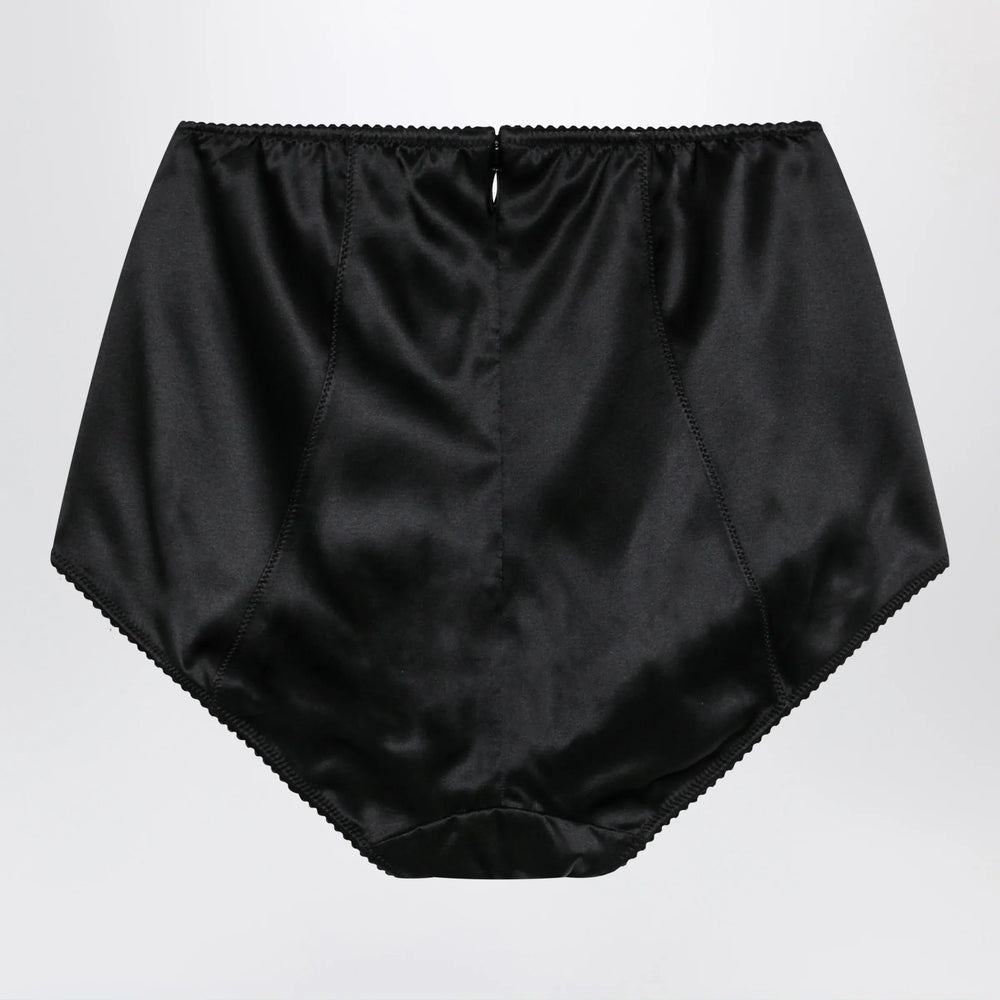 Dolce&Gabbana - Black satin culottes Brand Apparel & Accessories