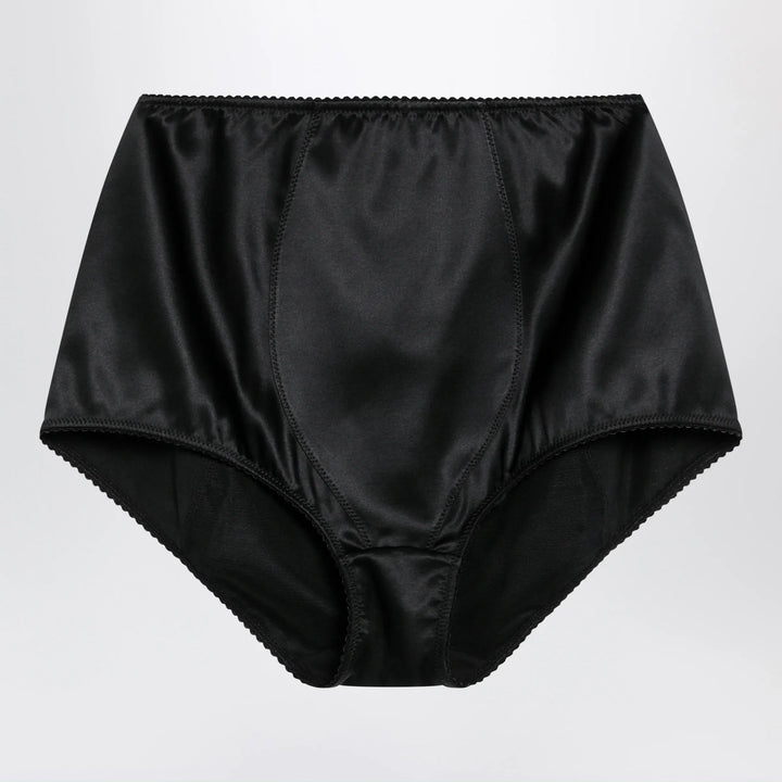 Dolce&amp;Gabbana - Black satin culottes Brand Apparel &amp; Accessories 2