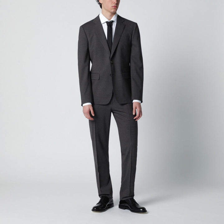 Apparel &amp; Accessories Dsquared2 - Grey single-breasted suit in wool blend Brand