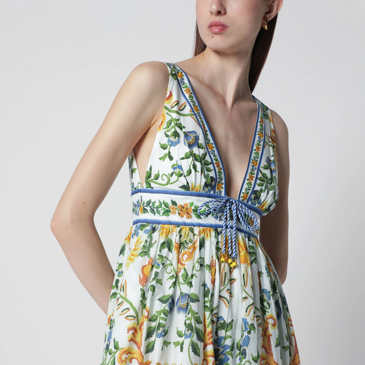 FARM Rio - Emily Floral Tapestry midi dress Brand Apparel &amp; Accessories