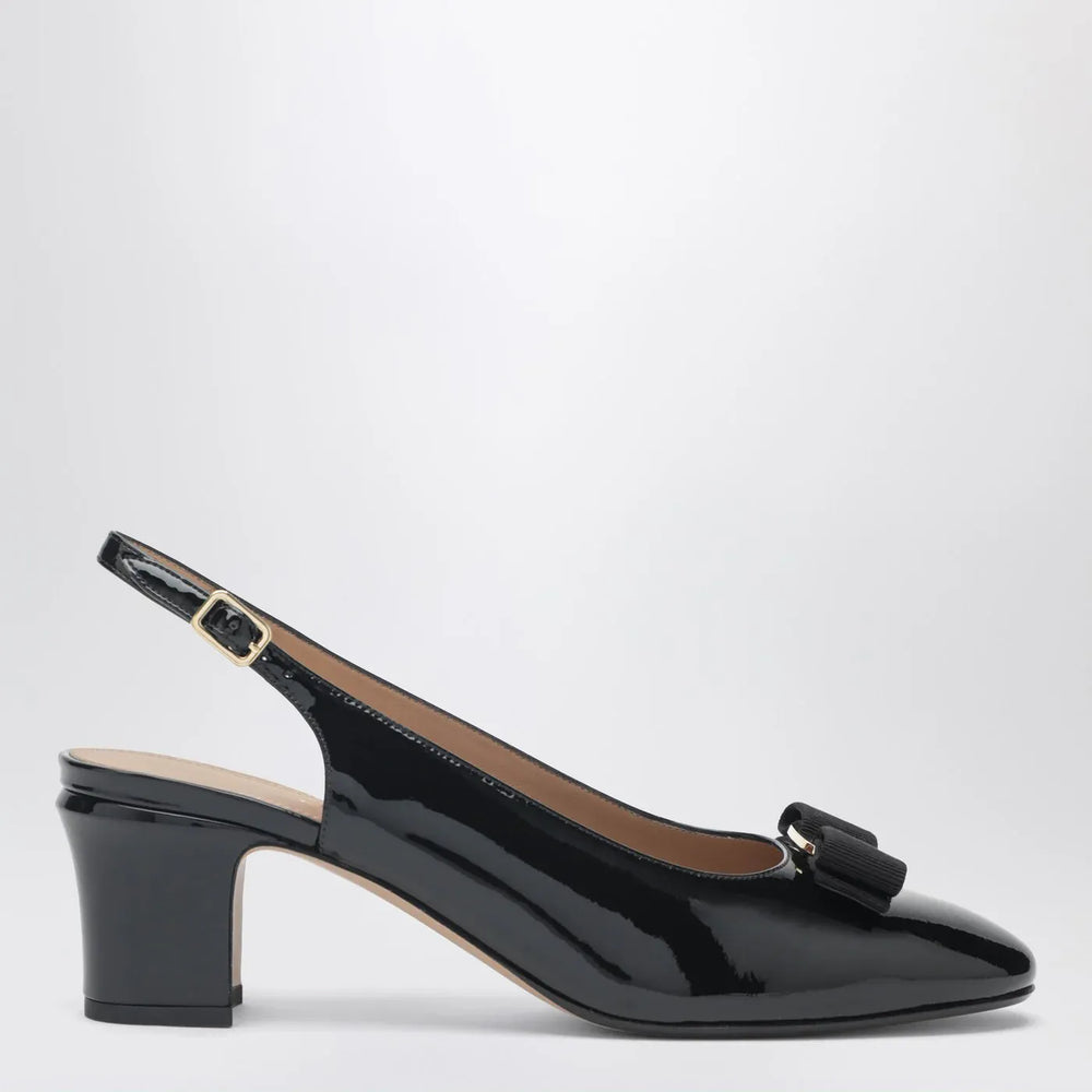 Ferragamo - Black Vara bow slingback shoes Brand Apparel & Accessories 5 US