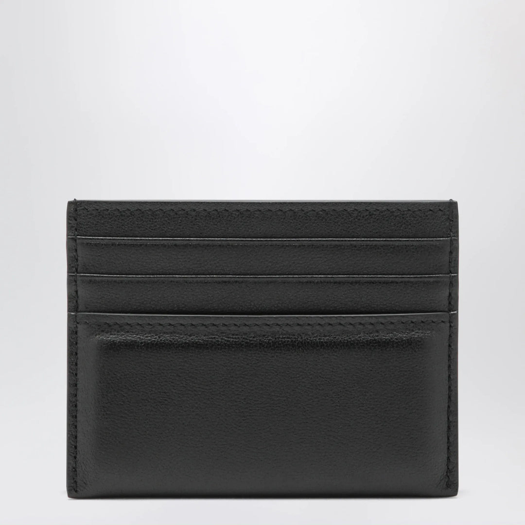 Givenchy - Black leather card holder with logo Brand Apparel &amp; Accessories U