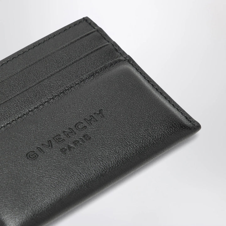 Givenchy - Black leather card holder with logo Brand Apparel &amp; Accessories U
