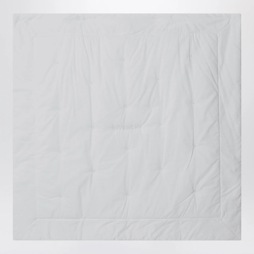 Givenchy - White blanket with teddy bear embroidery Brand Apparel & Accessories TU
