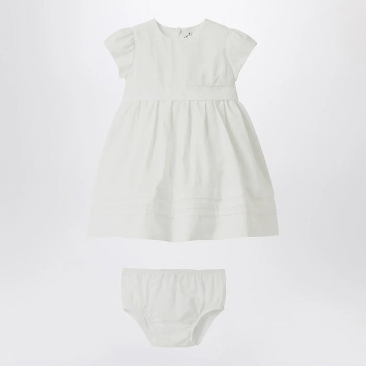 Il Gufo - White dress with culotte in viscose poplin Brand Apparel &amp; Accessories 12M