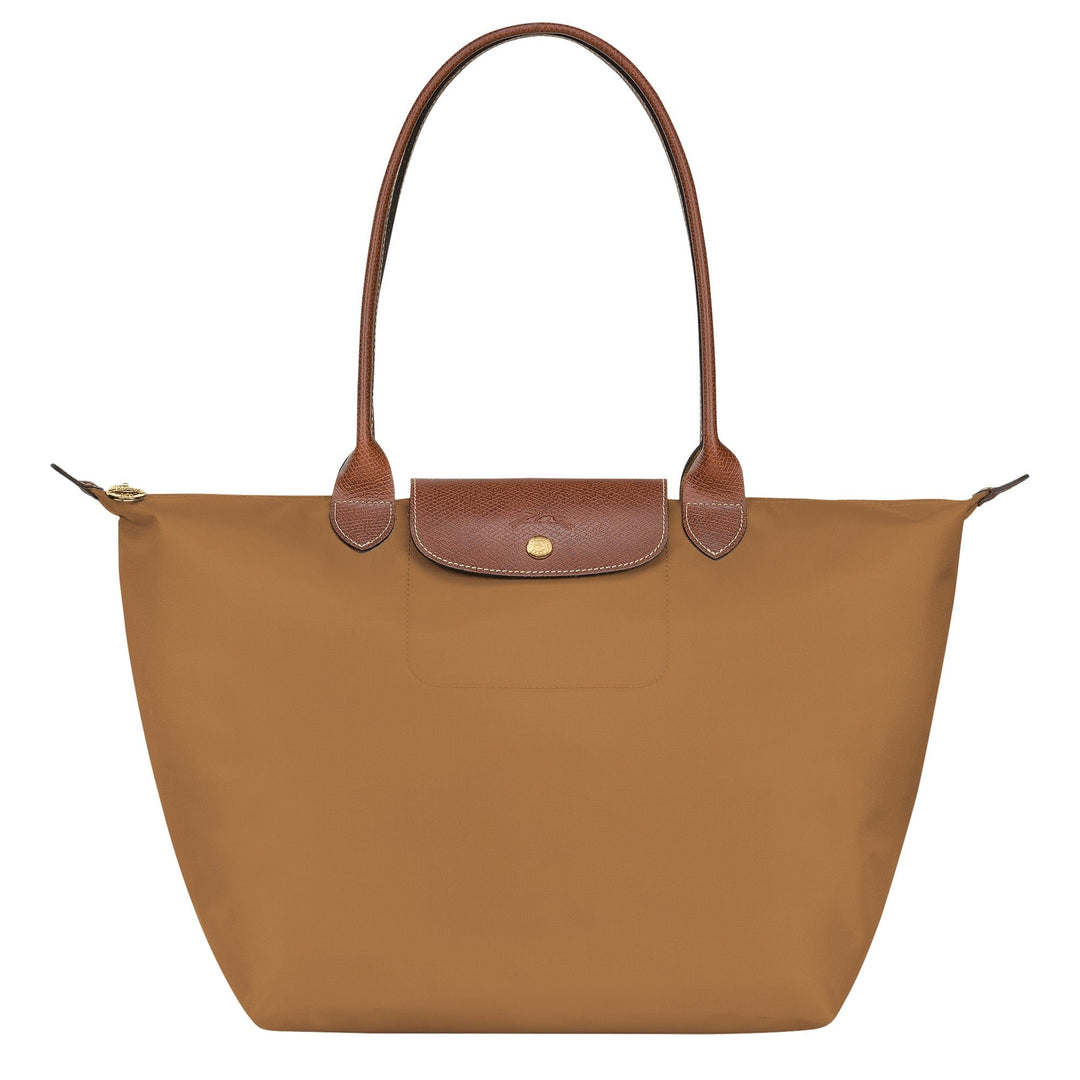 Longchamp - Chamois coloured Le Pliage Original L bag Brand Apparel & Accessories U