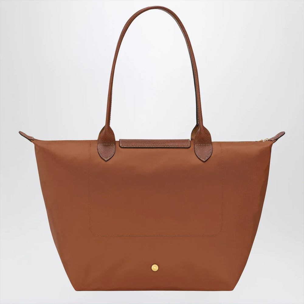 Longchamp - Cognac-coloured Le Pliage Original L bag Brand Apparel & Accessories U