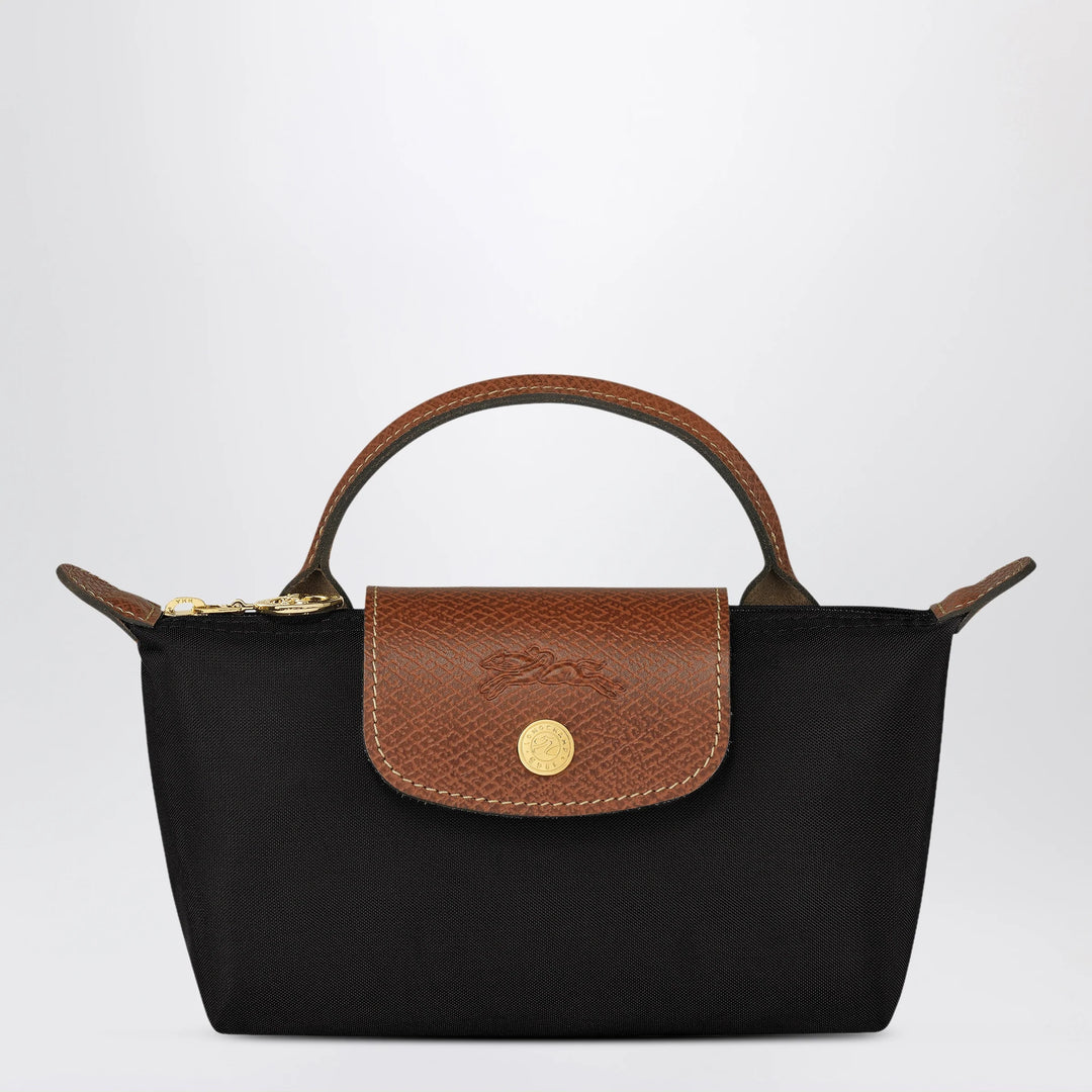 Longchamp - Le Pliage Original Pebble clutch bag black Brand Apparel & Accessories U