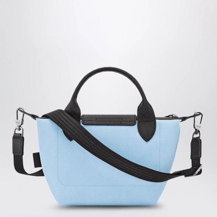 Longchamp - XS Le Pliage Energy bag with handle in recycled canvas in Sky blue Brand Apparel &amp; Accessories TU