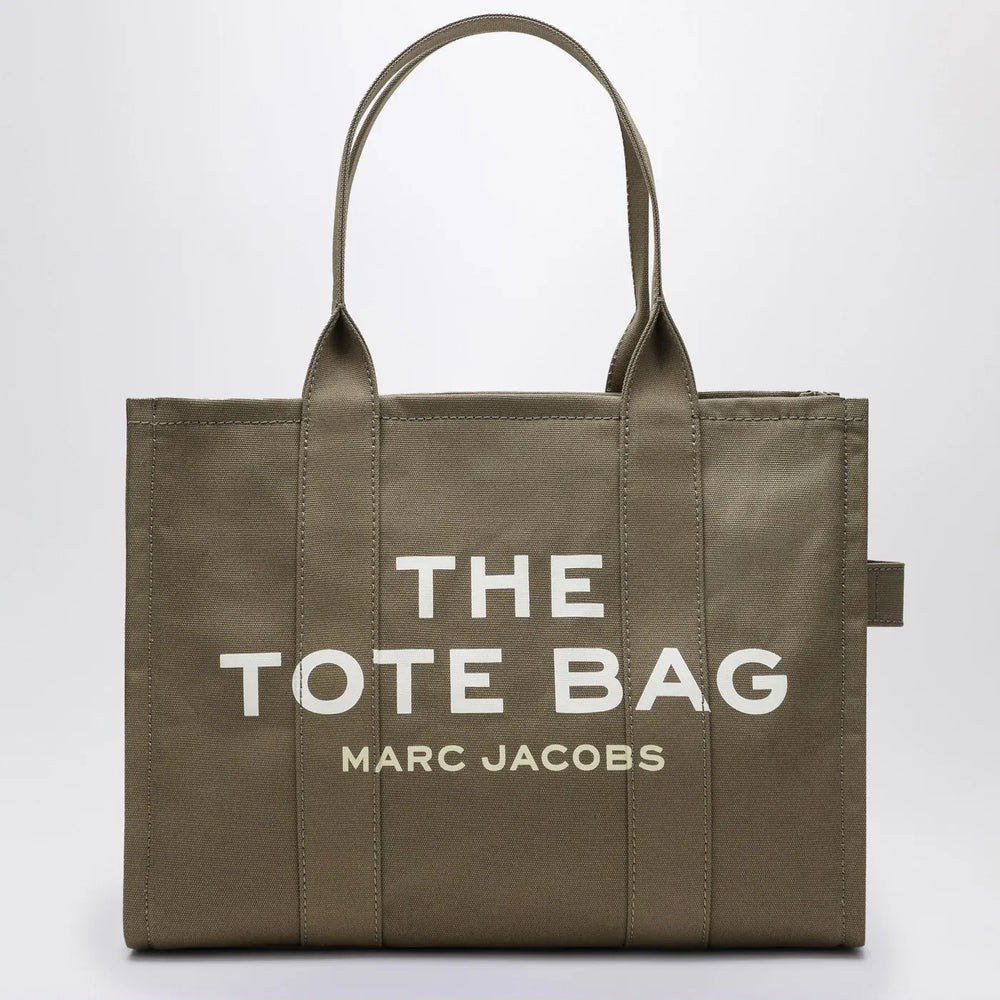 Marc Jacobs - Slate green canvas large Tote Bag Brand Apparel & Accessories TU
