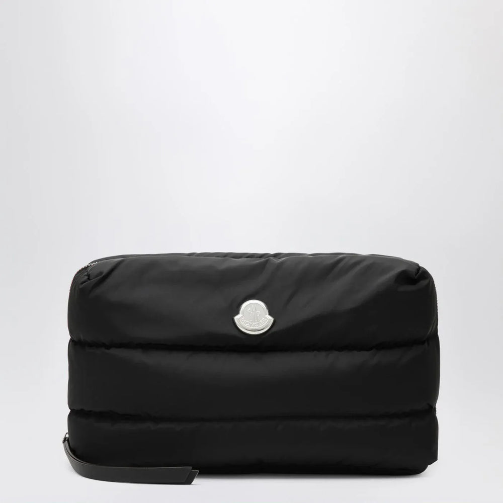 Moncler - Caradoc beauty case in quilted black nylon Brand Apparel & Accessories TU