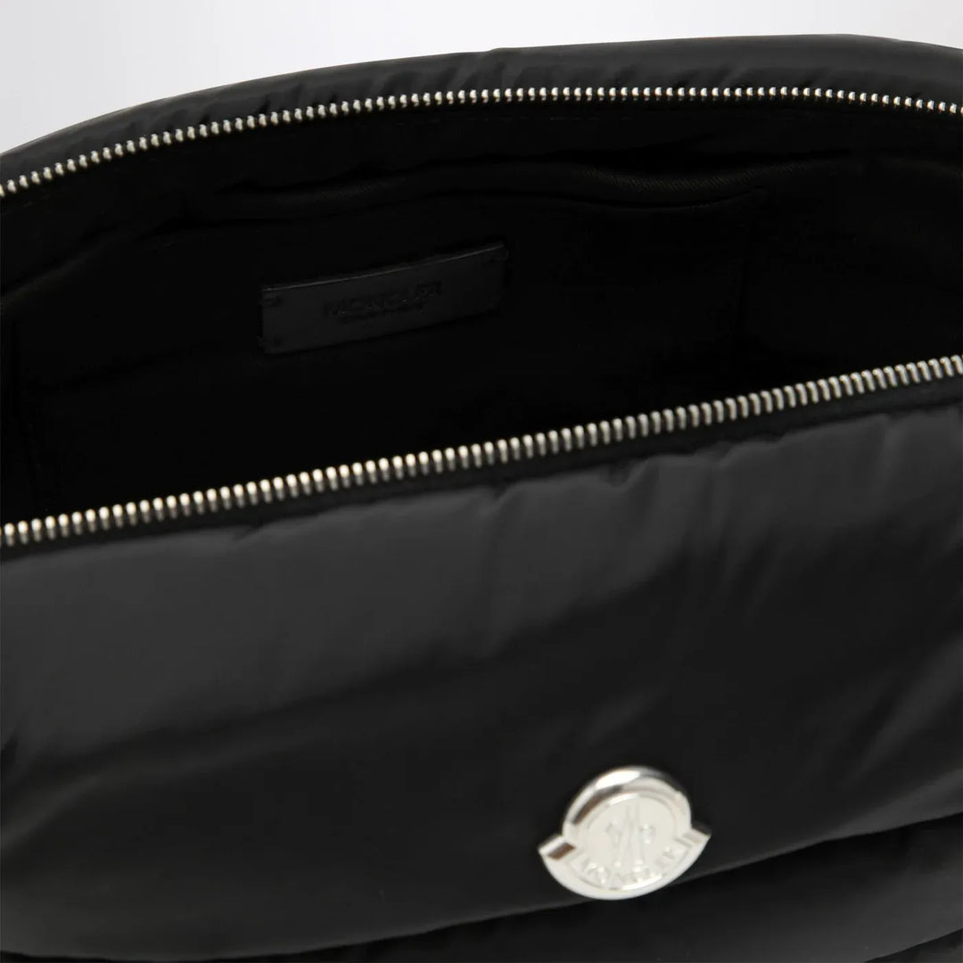 Moncler - Caradoc beauty case in quilted black nylon Brand Apparel &amp; Accessories TU