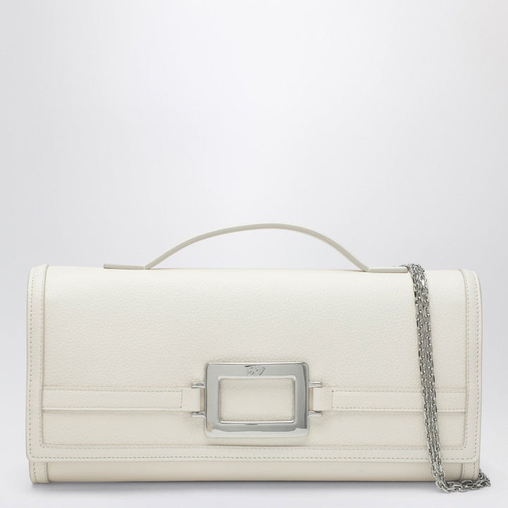 Apparel &amp; Accessories TU ROGER VIVIER - Belle Vivier Clutch white Brand