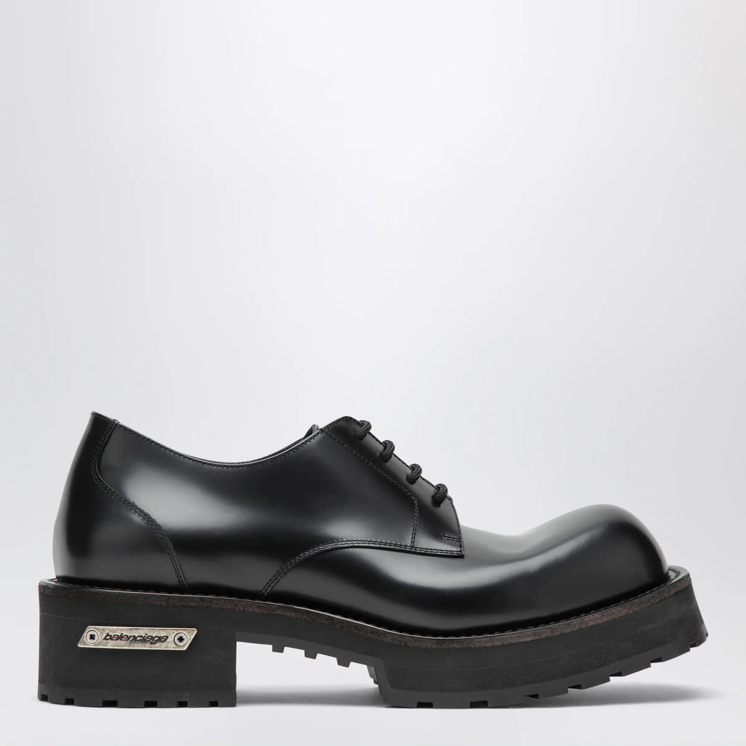 Balenciaga - Denom derby shoes in calfskin leather Brand Apparel & Accessories > Shoes 40 IT