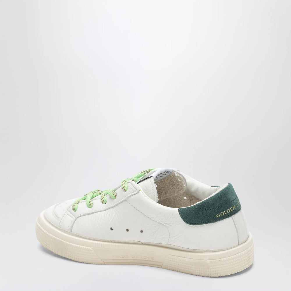 Golden Goose - May sneakers in white/black/green leather Brand Apparel & Accessories > Shoes