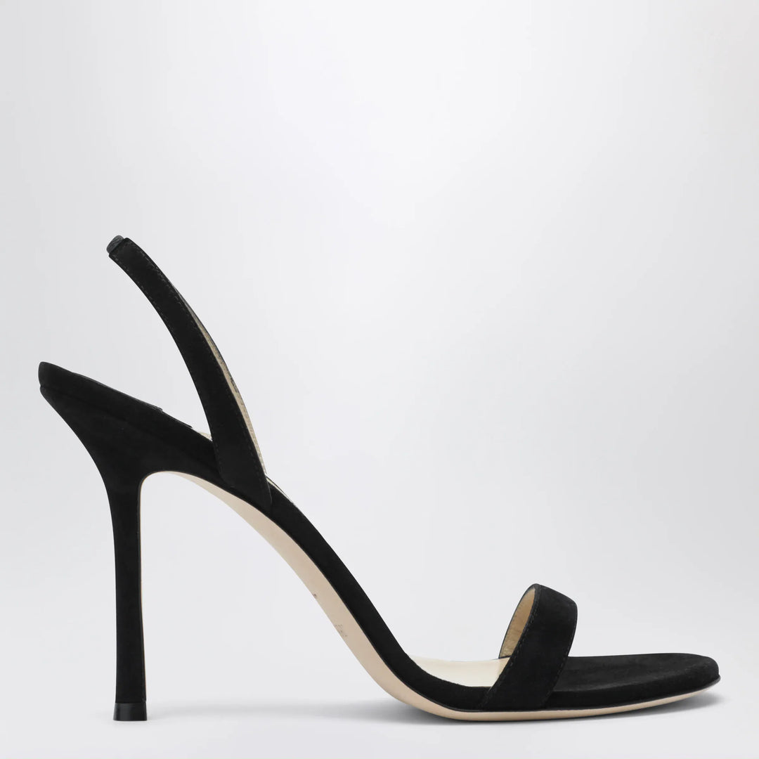 Jimmy Choo - Jenn 100 black suede sandals Brand Apparel &amp; Accessories > Shoes 36 IT