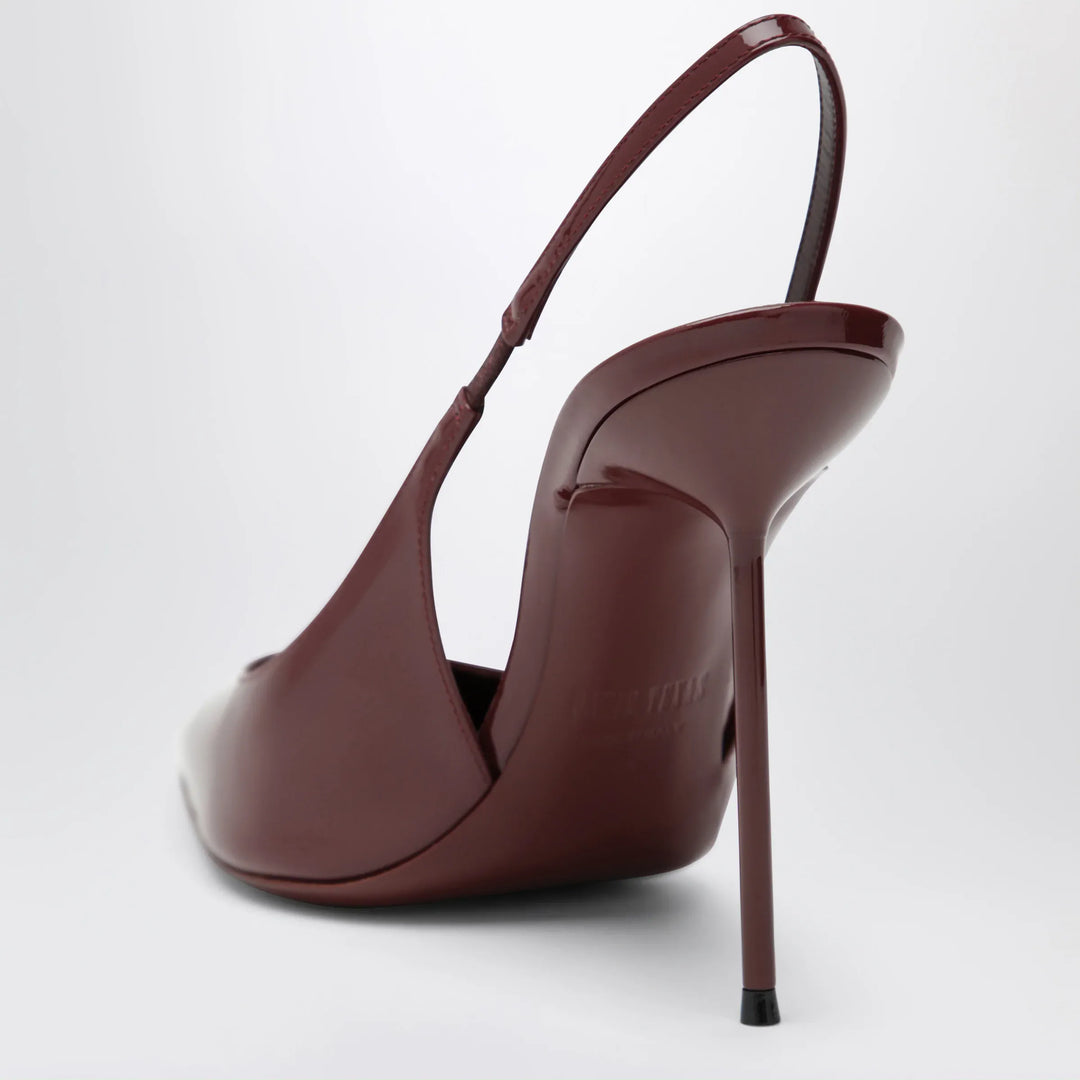 Paris Texas - Lidia slingback pumps in cherry patent leather Brand Apparel &amp; Accessories > Shoes