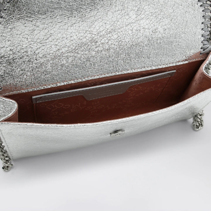 Stella McCartney - Falabella metallic silver crossbody wallet bag Brand Apparel &amp; Accessories U