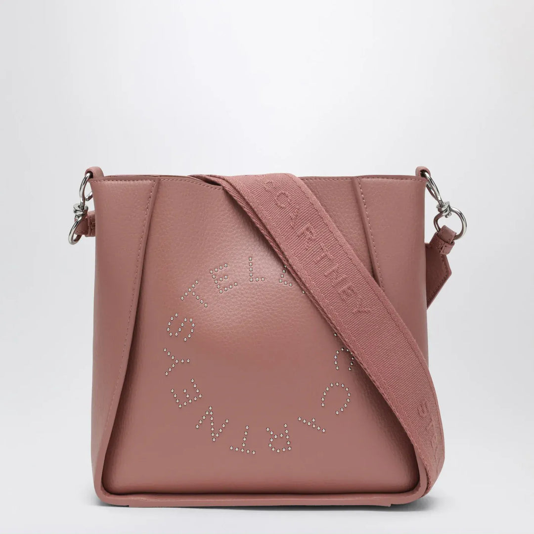 Stella McCartney - Square pink crossbody bag with logo Brand Apparel &amp; Accessories TU
