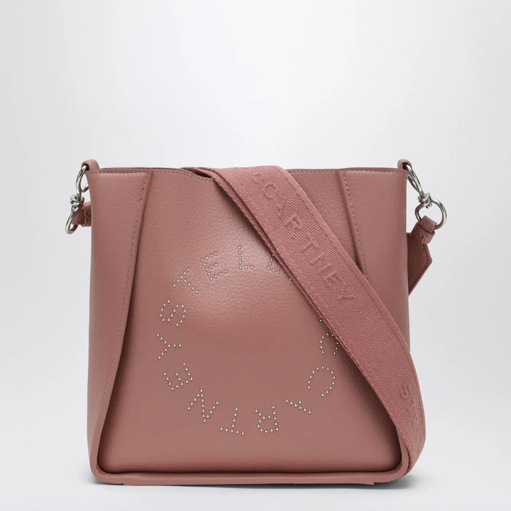 Stella McCartney - Square pink crossbody bag with logo Brand Apparel &amp; Accessories TU