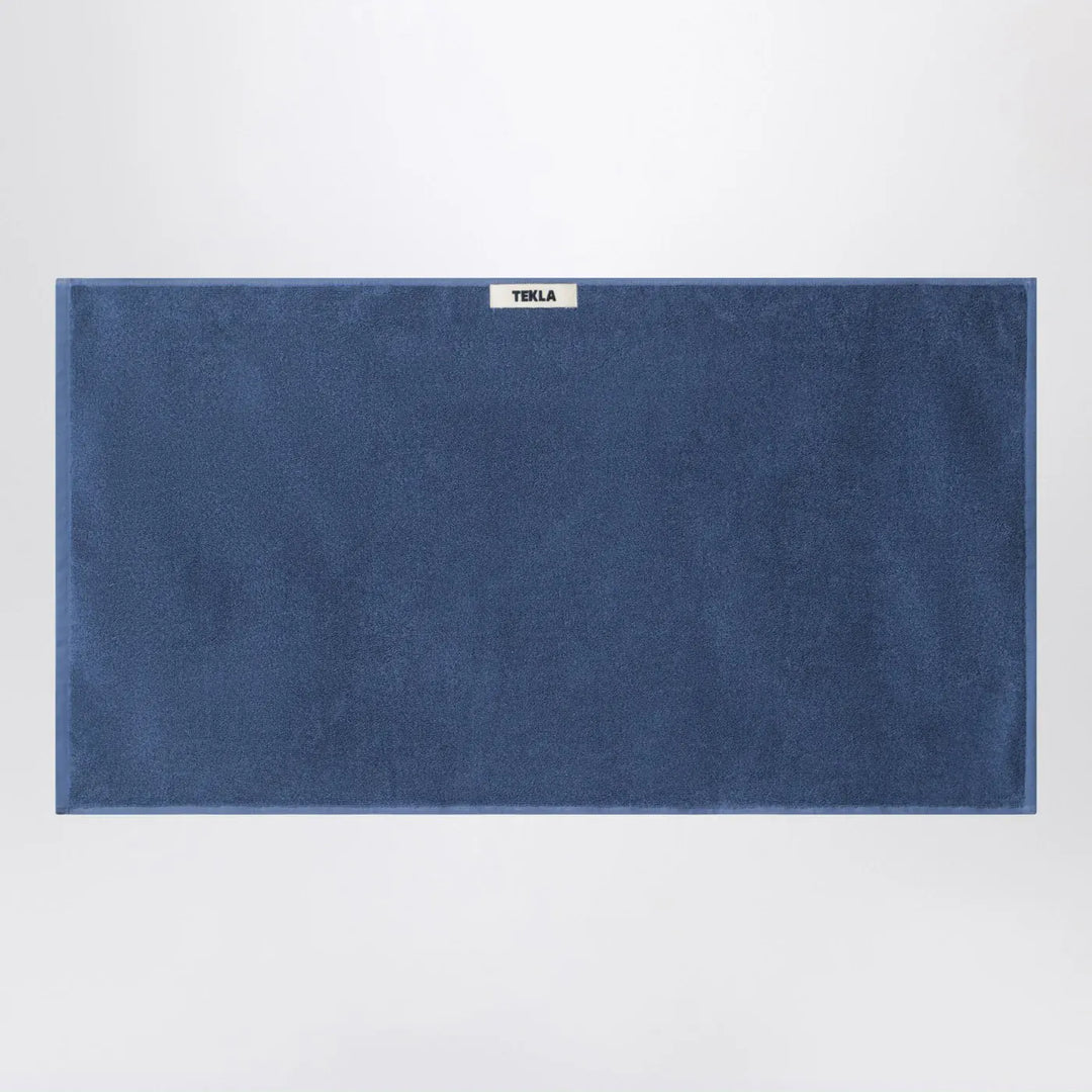 Tekla - Blue Hand towel 50x90 cm Brand Apparel & Accessories U