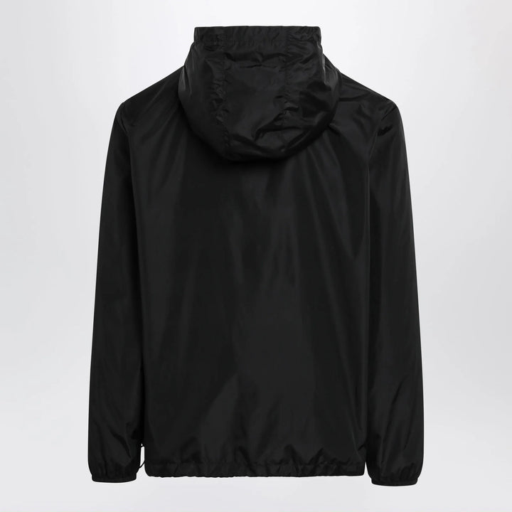 Valentino - Black windbreaker with Vgold detail Brand Apparel &amp; Accessories