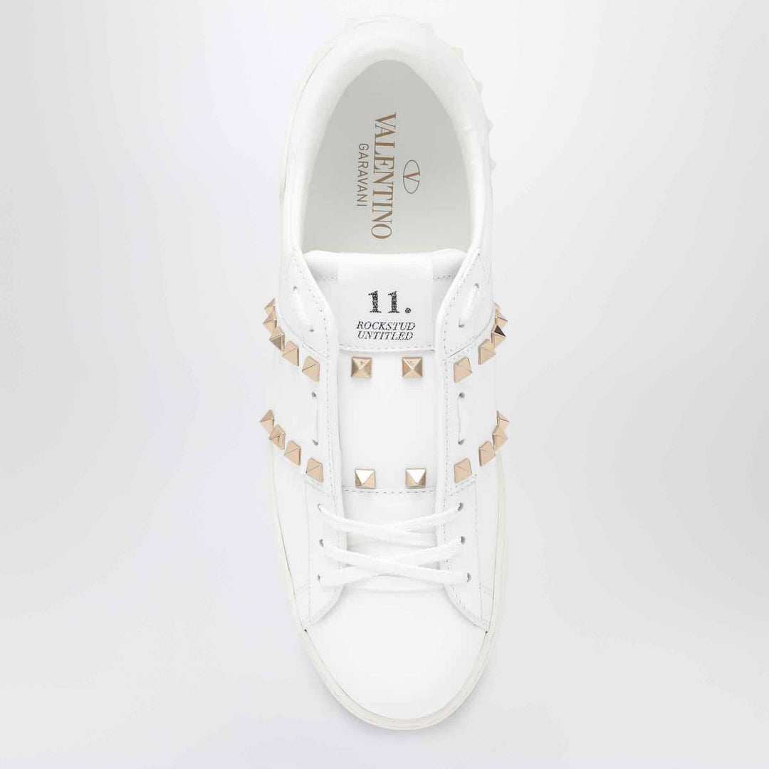 Valentino Garavani - White leather Rockstud zip card holder Brand Apparel &amp; Accessories