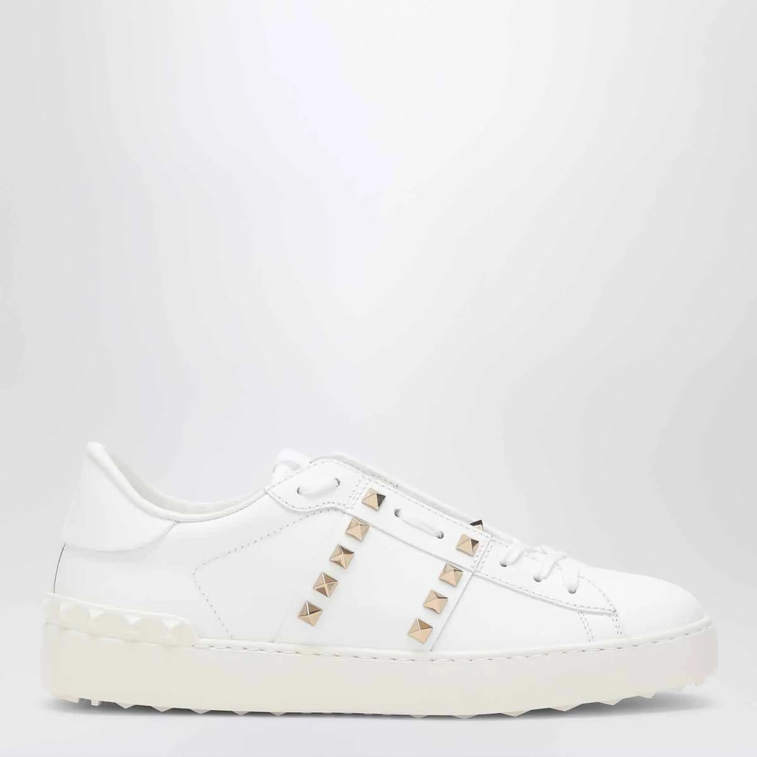 Valentino - White leather Rockstud zip card holder Brand Apparel &amp; Accessories