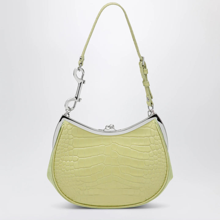 Vivienne Westwood - Charm bag in lime croc-effect patent leather Brand Apparel &amp; Accessories U