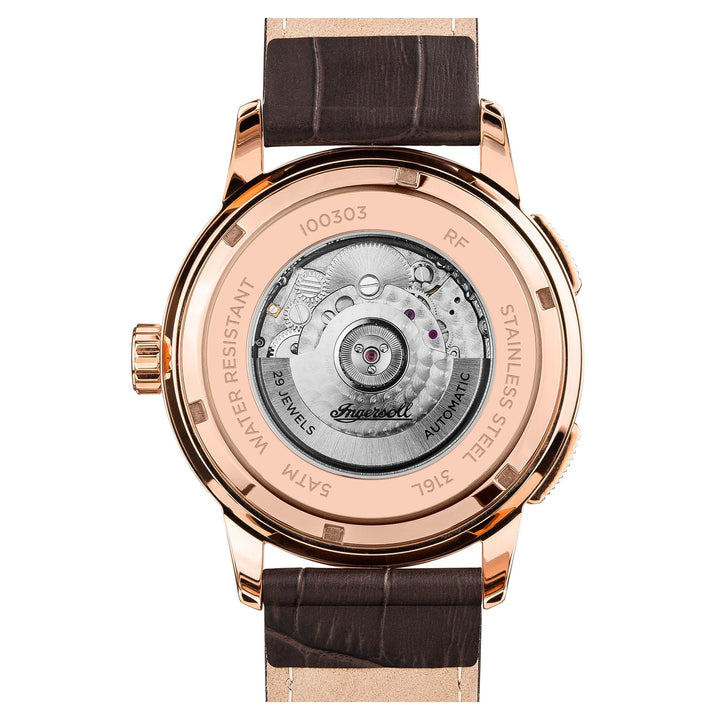 Ingersoll Automatic Watches Ingersoll Regent Automatic Brown Watch Brand