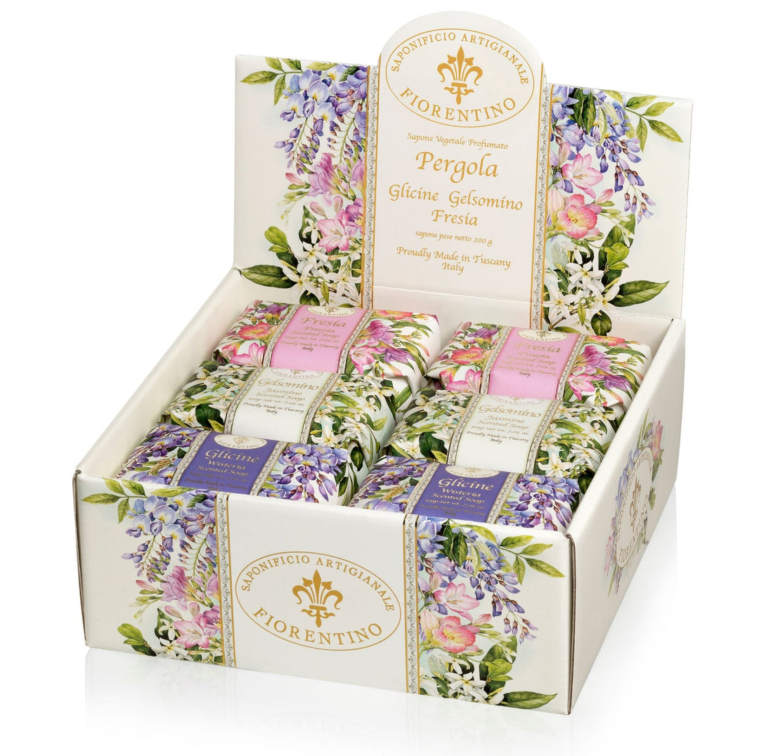 Saponificio Artigianale Fiorentino Bar soap Saponificio Artigianale Fiorentino Wisteria, Freesia and Jasmine Bar Soap 12x200g Brand