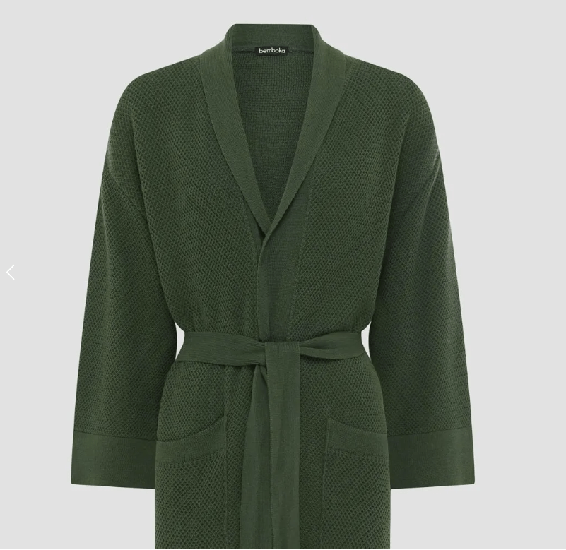 Bathrobes Bemboka Pure Cotton Knitted Bathrobes Brand