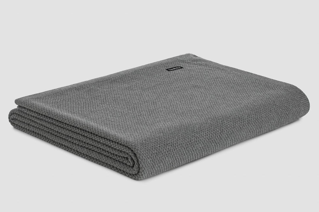 Bemboka Blankets Grey Bemboka Moss Stitch Cotton Baby Cot Blankets Bemboka Moss Stitch Cotton Baby Cot Blankets I Luxury Bedding Australia Brand