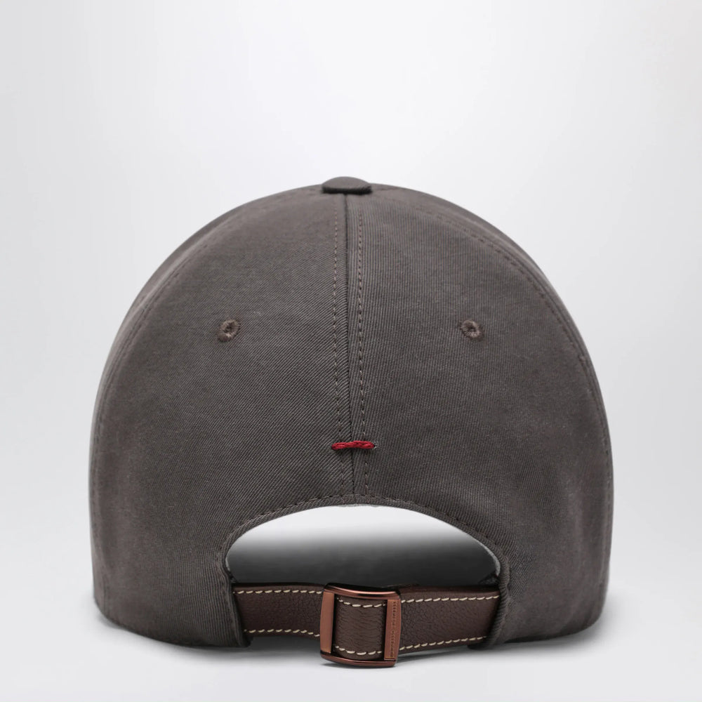 Brunello Cucinelli - Brown cotton baseball cap Brand