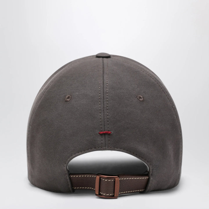 Brunello Cucinelli - Brown cotton baseball cap Brand