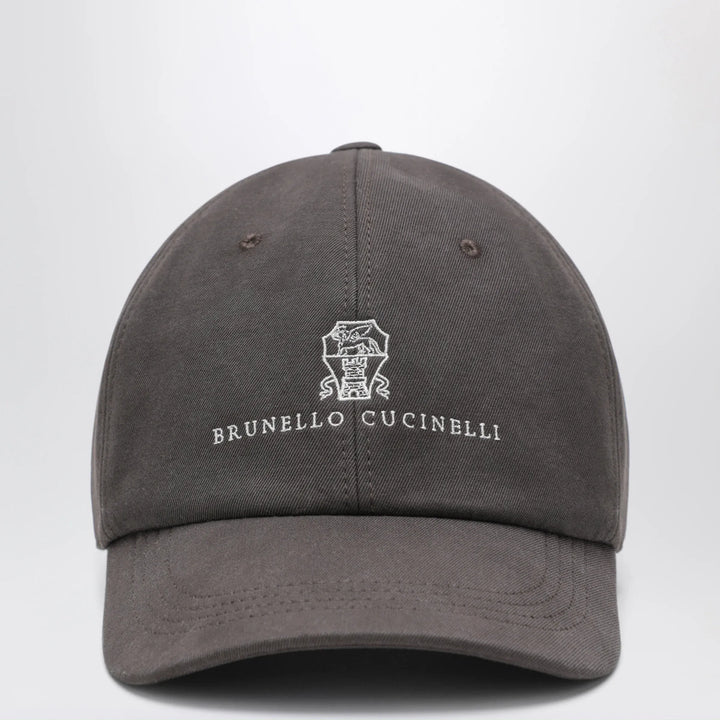 Brunello Cucinelli - Brown cotton baseball cap Brand M
